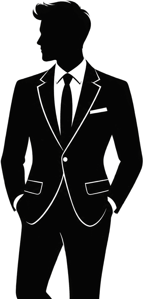 silhouette homme